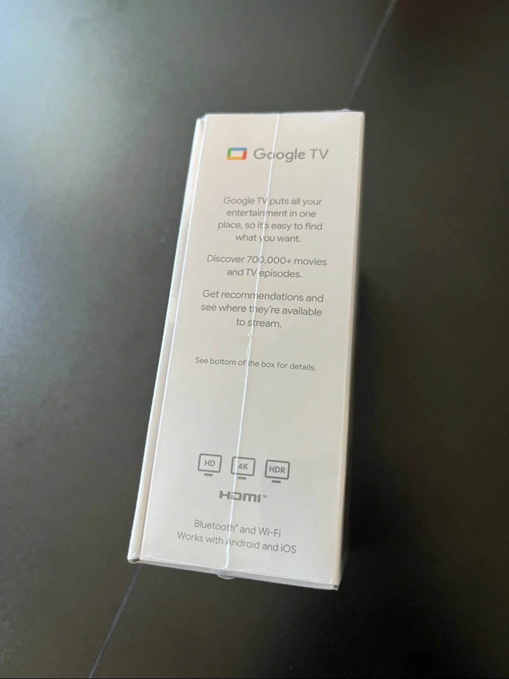 Google Chromecast with Google TV, New in Box. Original Seal. Model # GZRNL